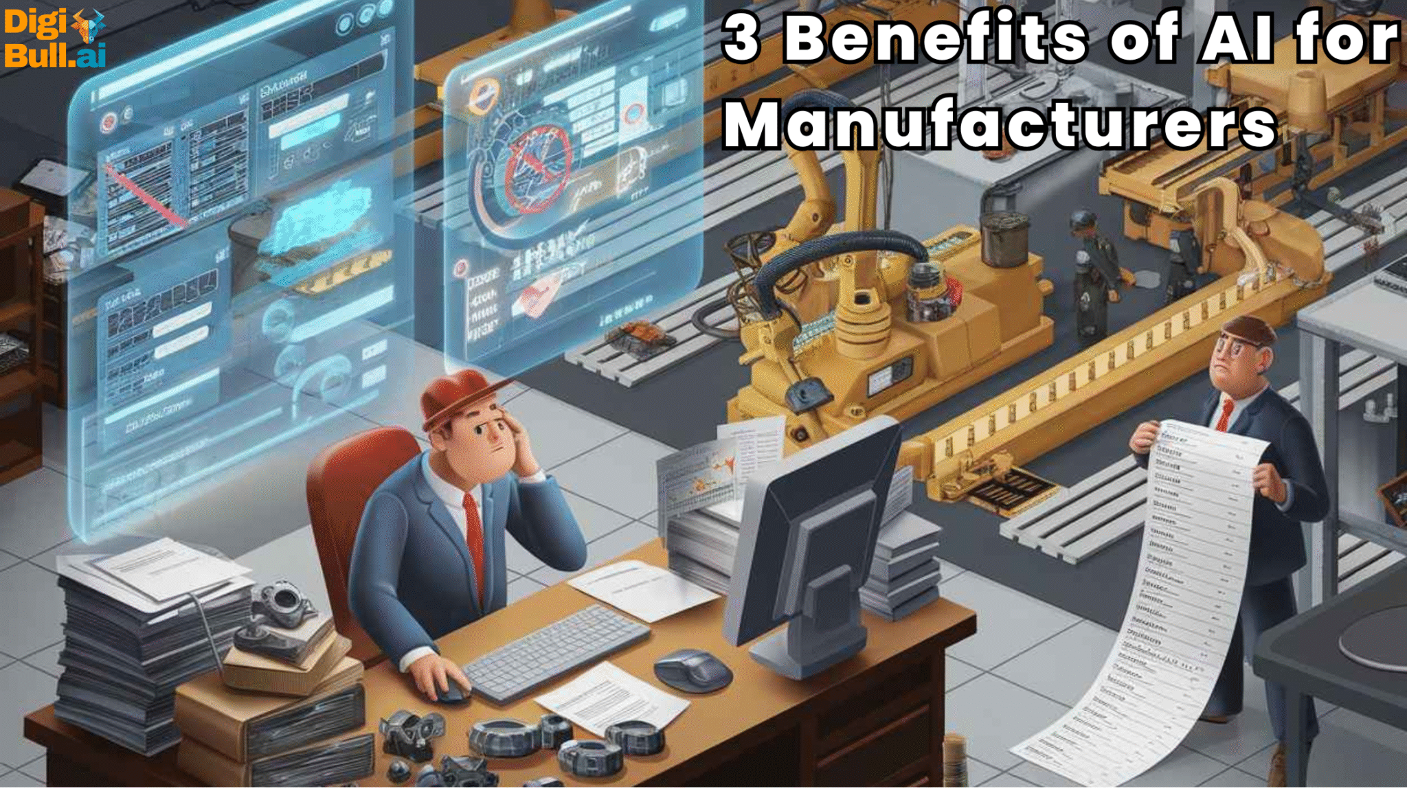 Top 3 Ways AI Can Benefit the Manufacturing Industry - DigiBull AI